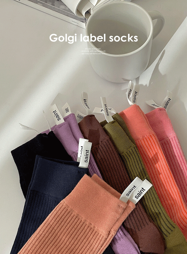 Corrugated Labels socks (*10color)