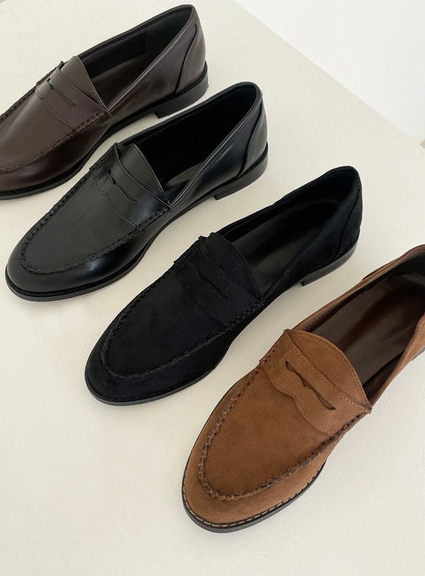 stitch Loafers (*4color)