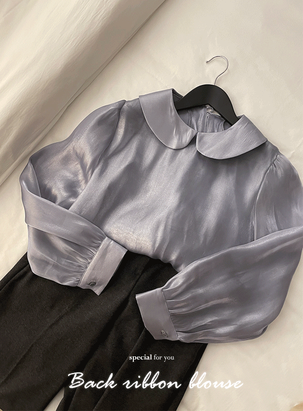 [Guest look/Party look/Date look] 💚Adele bowknot Blouse (*3color)
